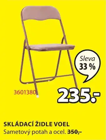 JYSK SKLÁDACÍ ŽIDLE VOEL nabídka