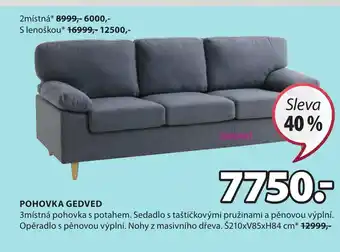 JYSK POHOVKA GEDVED nabídka