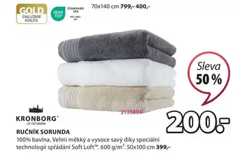 JYSK RUČNÍK SORUNDA nabídka