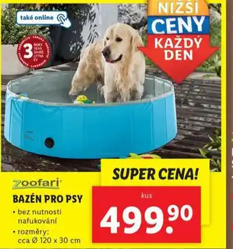 Lidl Bazén pro psy nabídka