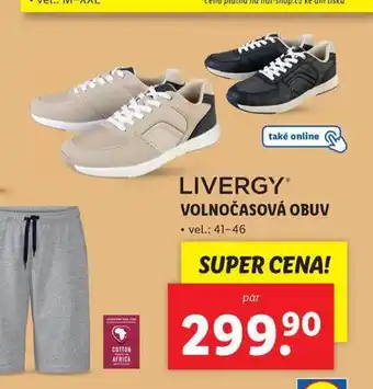 Lidl Volnočasová obuv nabídka