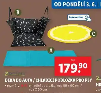 Lidl Deka do auta nabídka