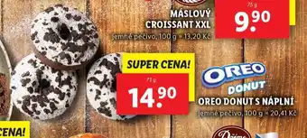 Lidl Oreo donut s náplní nabídka