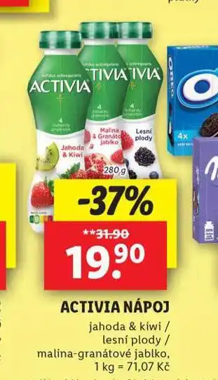 Lidl Activia nápoj nabídka