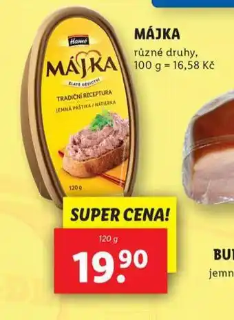 Lidl Májka nabídka