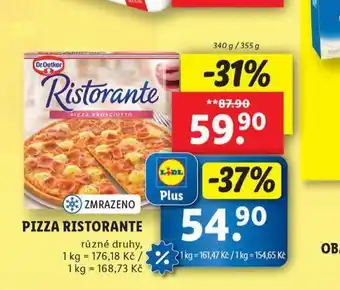 Lidl Pizza ristorante nabídka