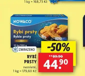 Lidl Rybí prsty nabídka