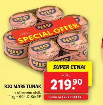 Lidl Rio mare tuňák nabídka