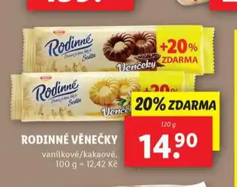 Lidl Rodinné věnečky nabídka