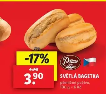 Lidl Světlá bagetka nabídka