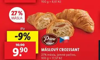 Lidl Máslový croissant nabídka