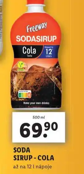 Lidl Soda sirup - cola nabídka
