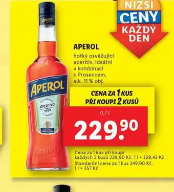 Lidl Aperol nabídka