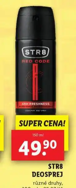 Lidl Str8 deosprej nabídka