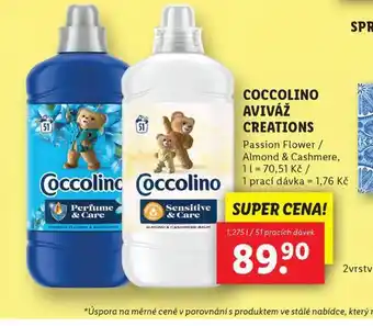 Lidl Coccolino aviváž nabídka
