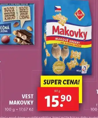 Lidl Vest makovky nabídka