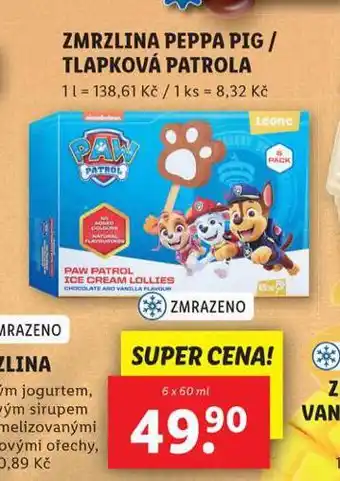 Zmrzlina peppa pig