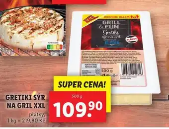 Lidl Gretiki sýr na gril nabídka