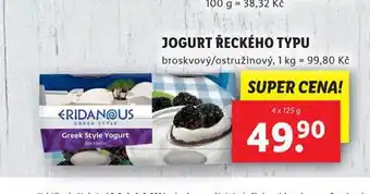 Lidl Jogurt řeckého typu nabídka