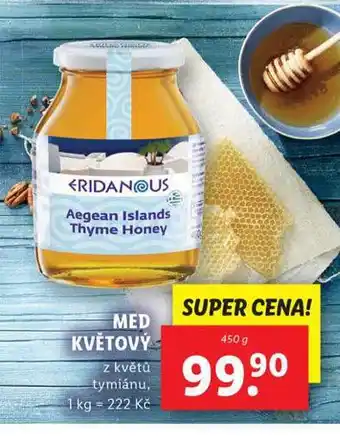 Lidl Med květový nabídka