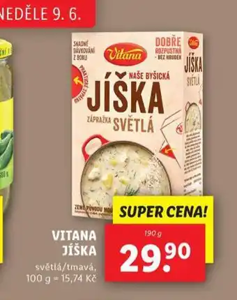 Lidl Vitana jíška nabídka