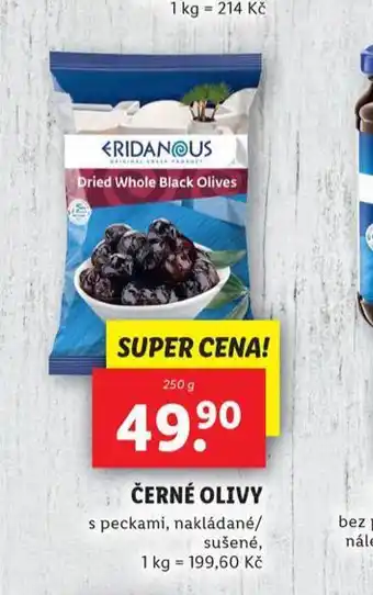 Lidl Černé olivy nabídka