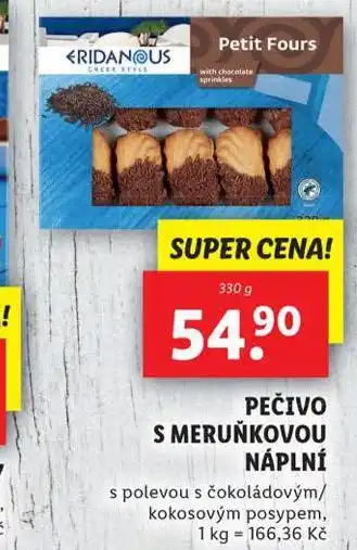 Lidl Pečivo s meruňkovou náplní nabídka