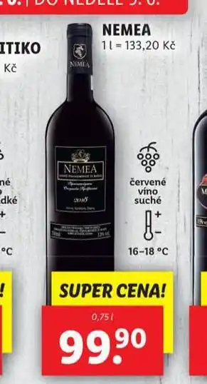 Lidl Nemea nabídka