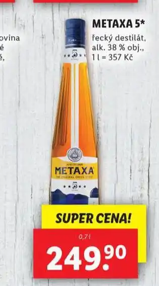 Lidl Metaxa 5 nabídka