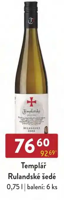 Qanto Templář Rulandské šedé 0,75 L nabídka