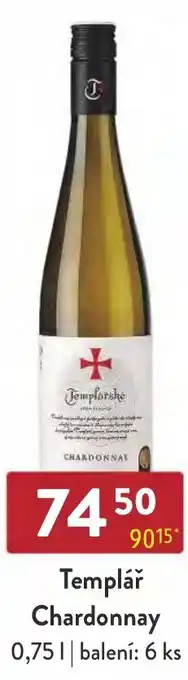 Qanto Templář Chardonnay 0,75L nabídka