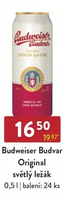 Budweiser Budvar Original světlý ležák 0,5L