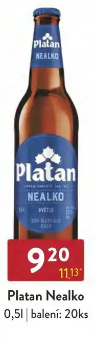 Qanto Platan Nealko 0,5L nabídka