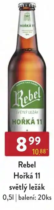 Qanto Rebel Hořká 11 světlý ležák 0.5L nabídka