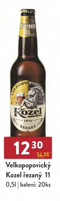 Qanto Velkopopovický Kozel řezaný 11 0,5L nabídka