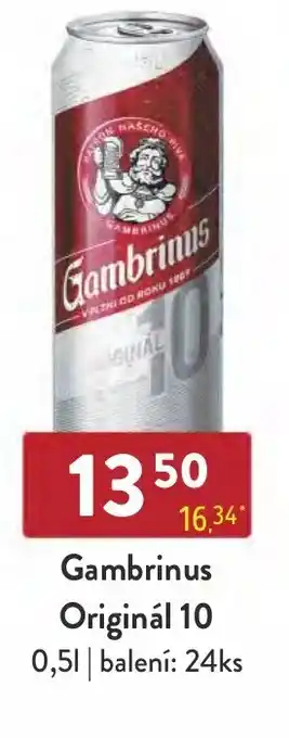 Qanto Gambrinus Originál 10 0.5L nabídka
