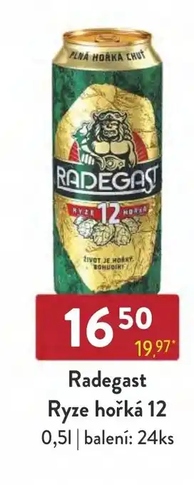 Qanto Radegast Ryze hořká 12 0.5L nabídka