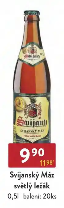 Qanto Svijanský Máz světlý ležák 0,5L nabídka