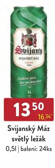 Svijanský Máz světlý ležák 0.5L