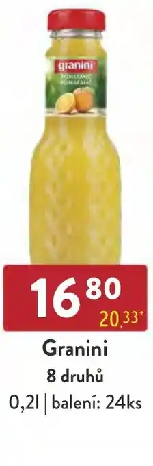 Qanto Granini 8 druhů 0,2L nabídka