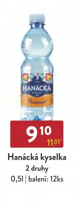 Qanto Hanácká kyselka 2 druhy 0,5L nabídka