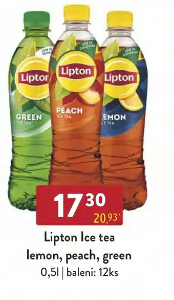 Qanto Lipton Ice tea lemon, peach, green 0,5L nabídka