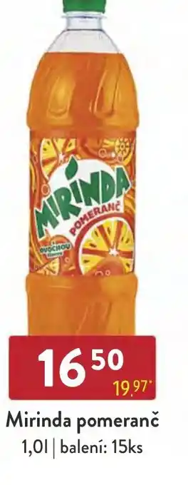 Qanto Mirinda pomeranč 1.0L nabídka