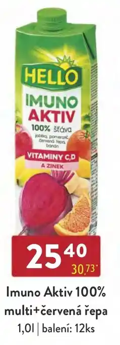 Qanto Imuno Aktiv 100% multi+červená řepa 1,0L nabídka