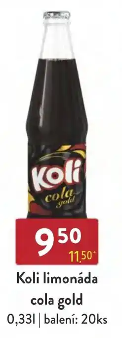 Qanto Koli limonáda cola gold 0.33L nabídka