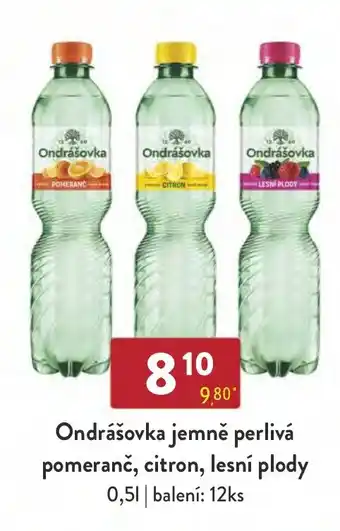 Qanto Ondrášovka jemně perlivá pomeranč, citron, lesní plody 0,5L nabídka