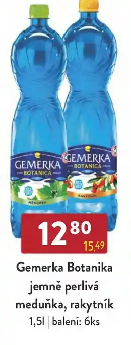 Qanto Gemerka Botanika jemně perlivá meduňka, rakytník 1,5L nabídka