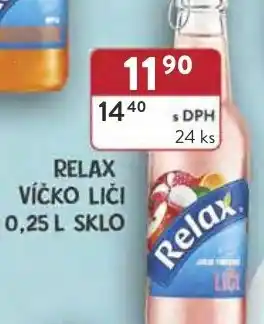Qanto RELAX VÍČKO LIČI 0,25 L SKLO nabídka