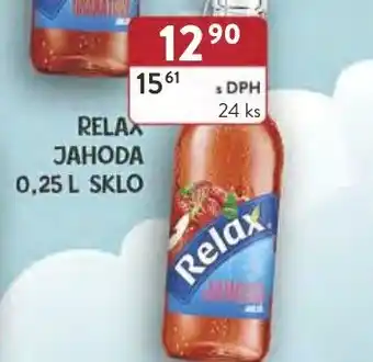 Qanto RELAX JAHODA 0,25 L SKLO nabídka