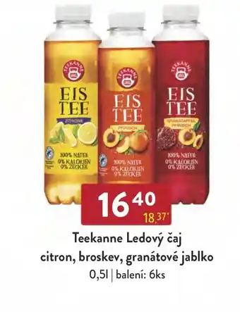 Qanto Teekanne Ledový čaj citron, broskev, granátové jablko 0,5L nabídka